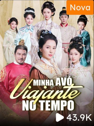 Capa da miniss&eacute;rie Minha Avó Viajante no Tempo