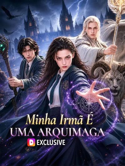Capa da miniss&eacute;rie Minha Irmã É uma Arquimaga