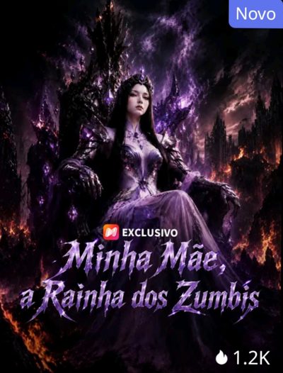 Capa da miniss&eacute;rie Minha Mãe, a Rainha dos Zumbis