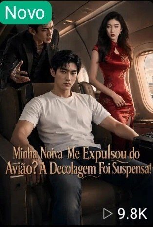 Capa da miniss&eacute;rie Minha Noiva Me Expulsou do Avião? a Decolagem Foi Suspensa!