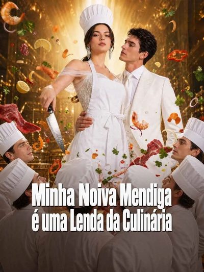 Capa da miniss&eacute;rie Minha Noiva Mendiga É uma Lenda da Culinária