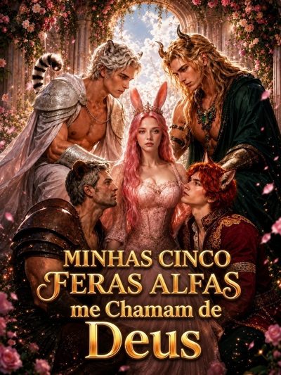 Capa da miniss&eacute;rie Minhas Cinco Feras Alfas Me Chamam de Deus