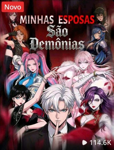 Capa da miniss&eacute;rie Minhas Esposas São Demônias