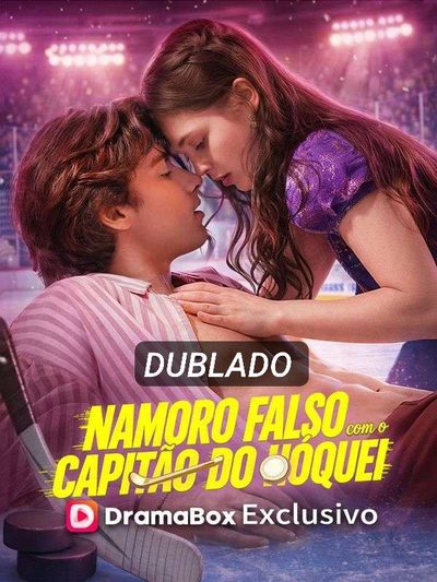 Capa da miniss&eacute;rie Namoro Falso com o Capitão do Hóquei