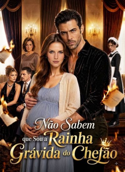 Capa da miniss&eacute;rie Não Sabem que Sou a Rainha Grávida do Chefão -