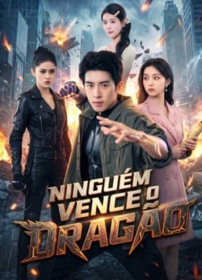 Capa da miniss&eacute;rie Ninguém Vence o Dragão