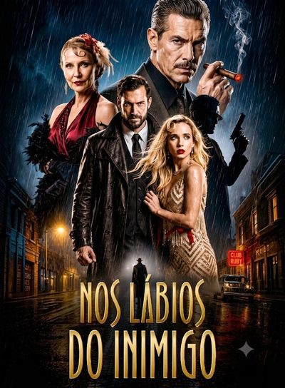 Capa da miniss&eacute;rie Nos Lábios do Inimigo