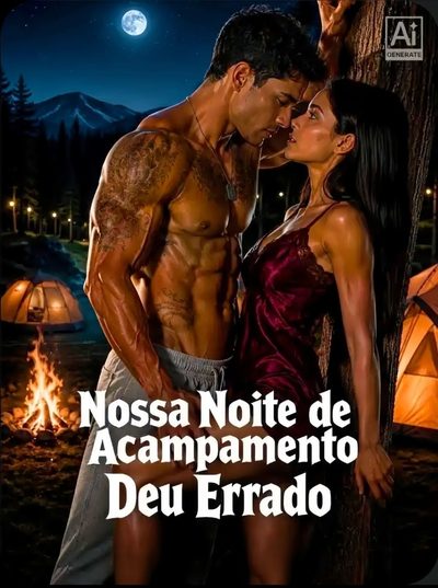 Capa da miniss&eacute;rie Nossa Noite no Acampamento que Deu Errado +18🥵🥵