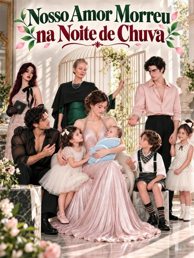 Capa da miniss&eacute;rie Nosso Amor Morreu na Noite de Chuva