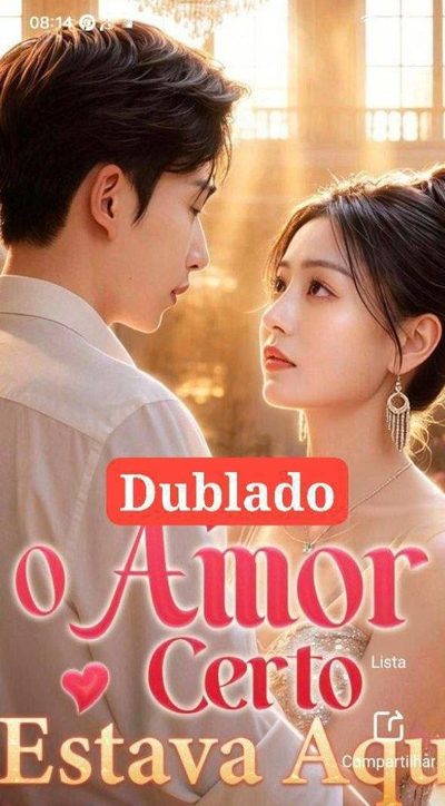 Capa da miniss&eacute;rie O Amor Certo Estava Aqui dublado