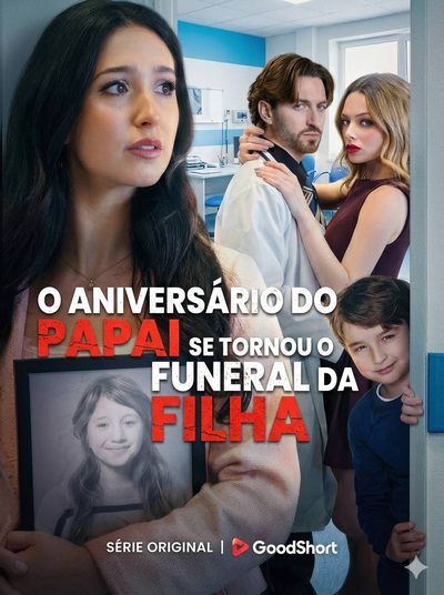 Capa da miniss&eacute;rie O Aniversário do Papai Se Tornou o Funeral da Filha Daddy's Birthday Became Daughter's Funeral
