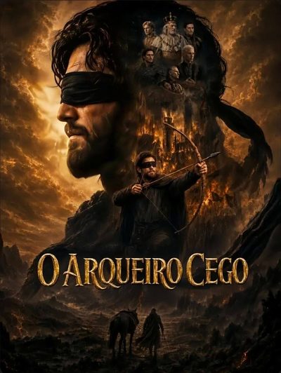 Capa da miniss&eacute;rie O Arqueiro Cego