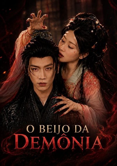 Capa da miniss&eacute;rie O Beijo da Demônia Alimentando o Senhor Celestial