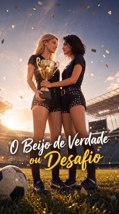Capa da miniss&eacute;rie O Beijo de Verdade Ou Desafio Bl