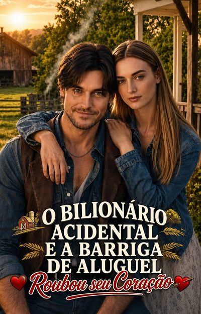 Capa da miniss&eacute;rie O Bilionário Acidental e a Barriga de Aluguel Roubou Seu Coração