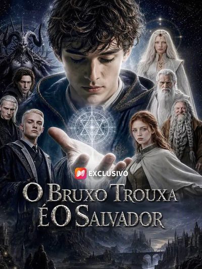 Capa da miniss&eacute;rie O Bruxo Trouxa É o Salvador