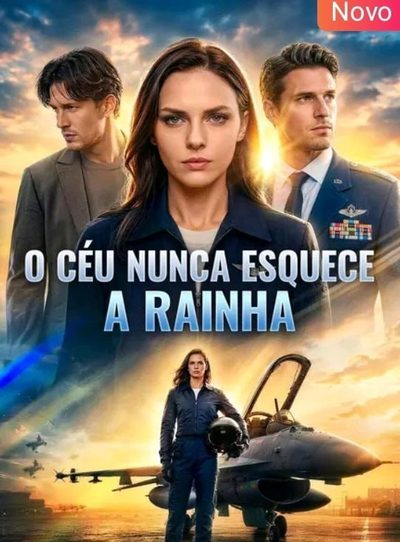 Capa da miniss&eacute;rie O Céu Nunca Esquece a Rainha