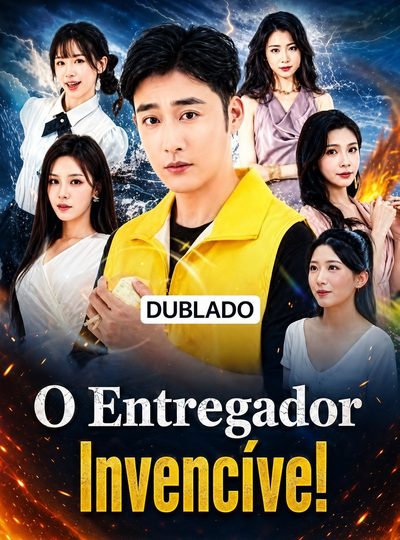 Capa da miniss&eacute;rie O Entregador É o Deus da Guerra o Entregador Invencível