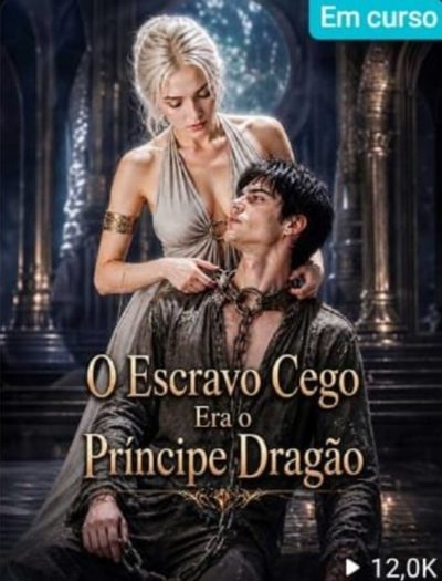 Capa da miniss&eacute;rie O Escravo Cego Era o Príncipe Dragão