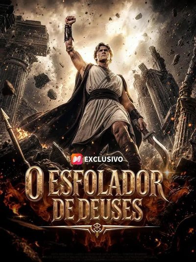 Capa da miniss&eacute;rie O Esfolador de Deuses