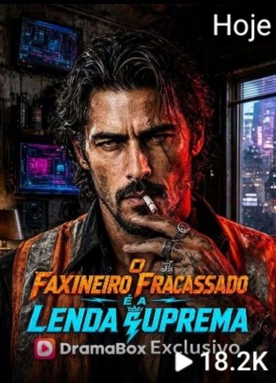 Capa da miniss&eacute;rie O Faxineiro Fracassado É a Lenda Suprema