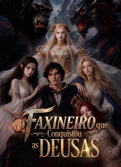 Capa da miniss&eacute;rie O Faxineiro que Conquistou as Deusas
