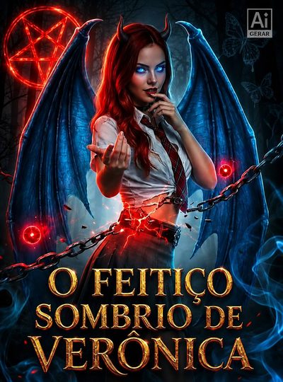 Capa da miniss&eacute;rie O Feitiço Sombrio de Verônica