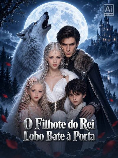 Capa da miniss&eacute;rie O Filhote do Rei Lobo Bate à Porta