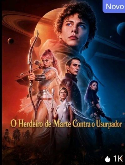Capa da miniss&eacute;rie O Herdeiro de Marte Contra o Usurpador