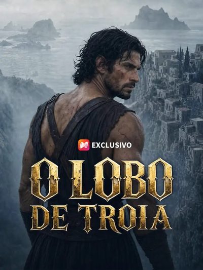 Capa da miniss&eacute;rie O Lobo de Troia