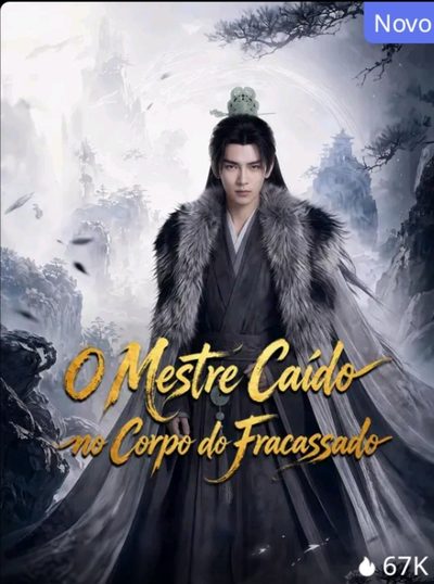Capa da miniss&eacute;rie O Mestre Caído no Corpo do Fracassado