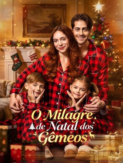 Capa da miniss&eacute;rie O Milagre de Natal dos Gêmeos