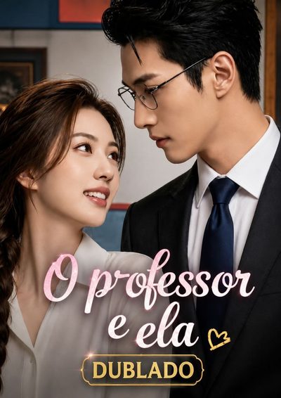 Capa da miniss&eacute;rie O Professor e Ela