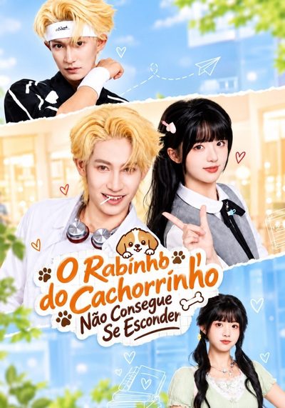 Capa da miniss&eacute;rie O Rabinho do Cachorrinho Não Consegue Se Esconder
