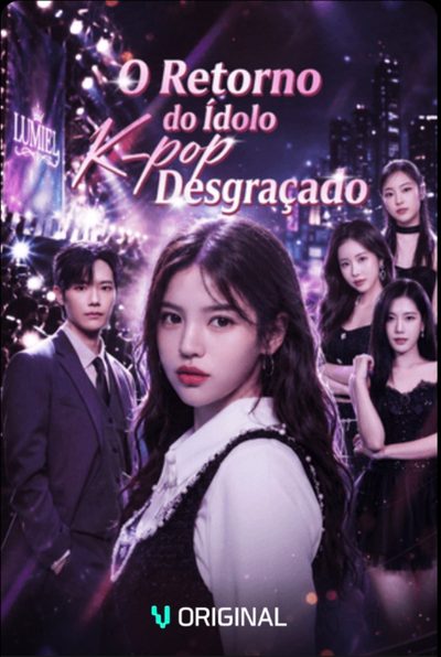 Capa da miniss&eacute;rie O Retorno do Ídolo K-pop Desgraçado