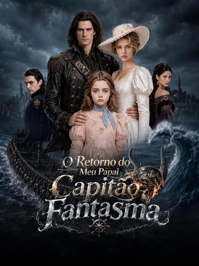 Capa da miniss&eacute;rie O Retorno do Meu Papai Capitão Fantasma