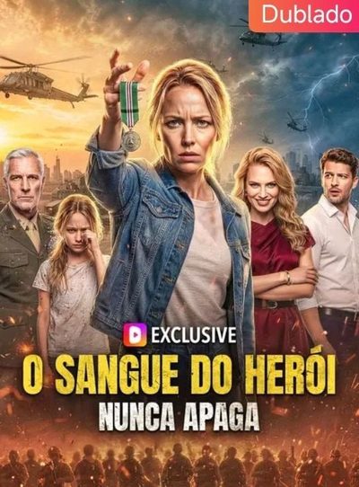 Capa da miniss&eacute;rie O Sangue do Herói Nunca Se Apaga