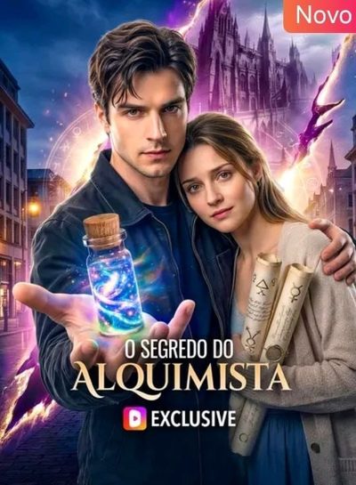 Capa da miniss&eacute;rie O Segredo do Alquimista