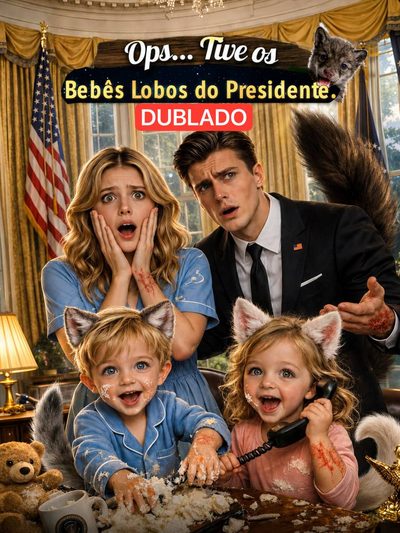 Capa da miniss&eacute;rie Ops... Tive os Bebês Lobos do Presidente.