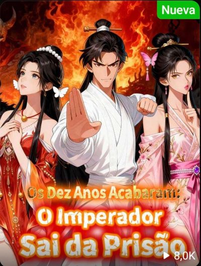 Capa da miniss&eacute;rie Os Dez Anos Acabaram: o Imperador Sai da Prisão - Anime