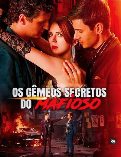 Capa da miniss&eacute;rie Os Gêmeos Secretos do Mafioso Tentando os Gêmeos da Máfia