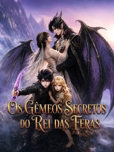 Capa da miniss&eacute;rie Os Gêmeos Secretos do Rei das Feras