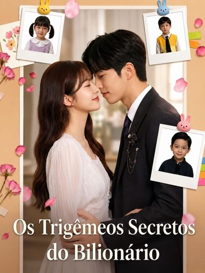 Capa da miniss&eacute;rie Os Trigêmeos Secreto do Bilionário