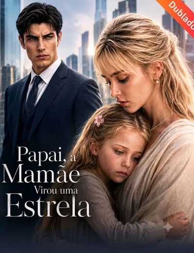 Capa da miniss&eacute;rie Papai, a Mamãe Virou uma Estrela -
