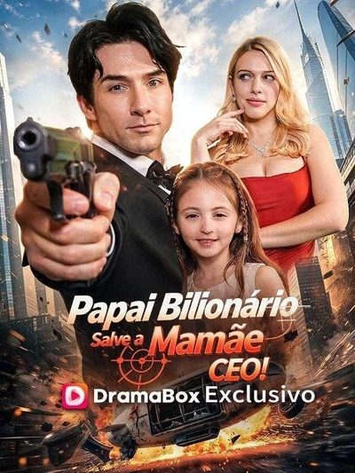 Capa da miniss&eacute;rie Papai Bilionário Salve a Mamãe Ceo!
