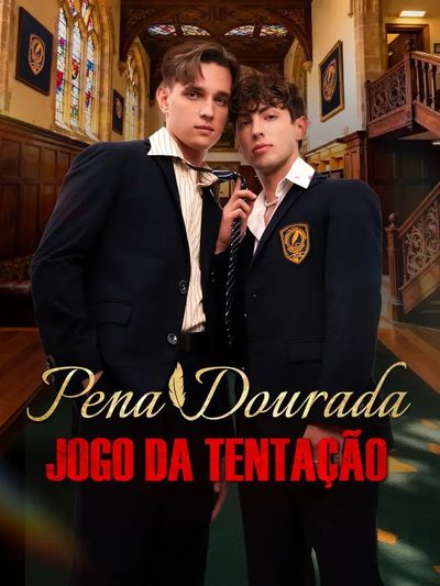 Capa da miniss&eacute;rie Pena Dourada: Jogo da Tentação