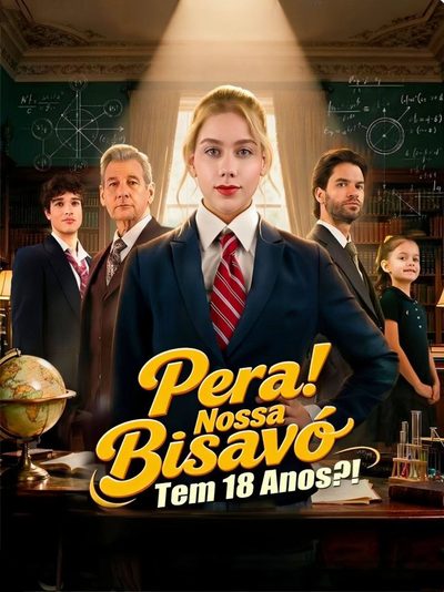 Capa da miniss&eacute;rie Pera! Nossa Bisavó Tem 18 Anos?!