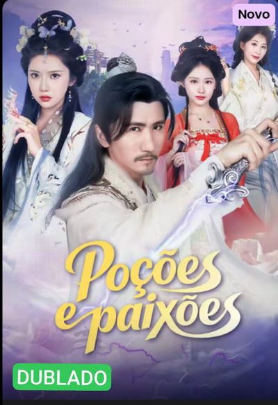 Capa da miniss&eacute;rie Poções e Paixões