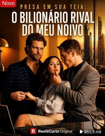Capa da miniss&eacute;rie Presa em Sua Teia: o Bilionário Rival do Meu Noivo
