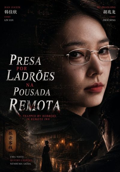 Capa da miniss&eacute;rie Presa por Ladrões na Pousada Remota